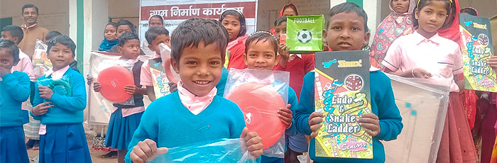 Gram Nirman promotes Socio-Economic Empowerment and Education through Recreational Tools