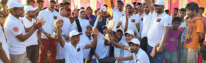 Renewing friendship and harmony through a cricket match