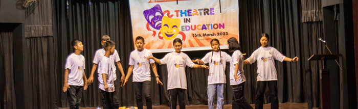 Children presented grass-roots issues at Theatre in Education
