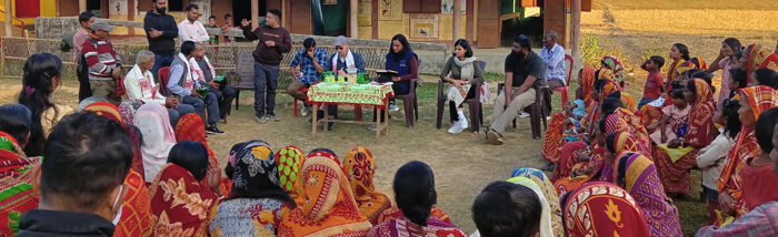 ECHO delegation visits flood response areas in Cachar, Assam