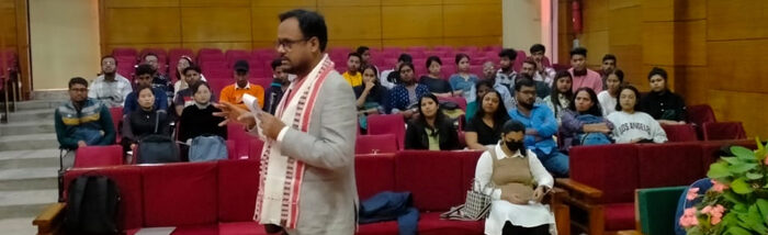 Lessons on Food Security and sovereignty in Northeast India shared at Assam University