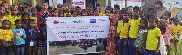 Children from Cachar embraced handwashing in their daily life