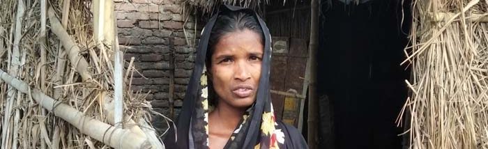 Dry ration support to needy family