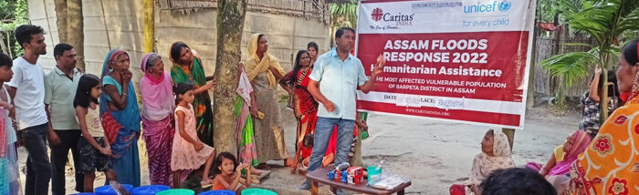 Caritas India and UNICEF support water, sanitation, and hygiene needs in Nagaon and Barpeta