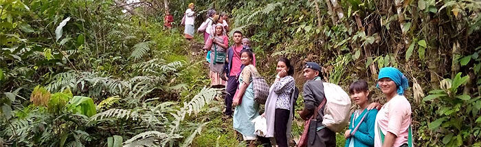 Biodiversity walk of Norgtyrlaw re-establishing link between nature and human being