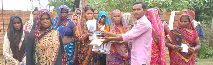 Food and hygiene provided to struggling tribals in Uttar Pradesh
