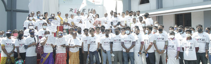 Hundreds join in Kerala Volunesia21 to support Race For Cancer Care