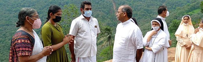Compassionate aid to the flood and landslide victims of Koottickal