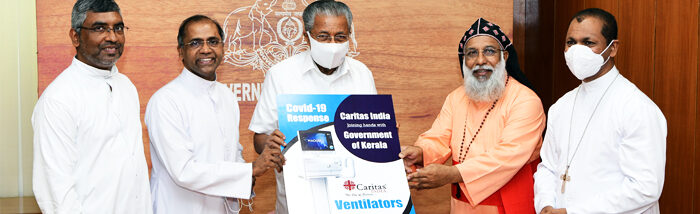 Caritas India handed over Ventilator to Kerala Chief Minister