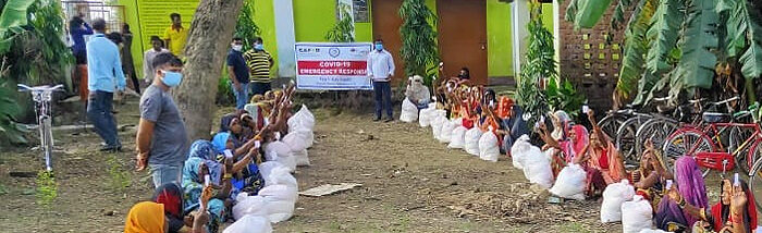 Caritas India support partners to cater relief in flood-affected areas of Varanasi