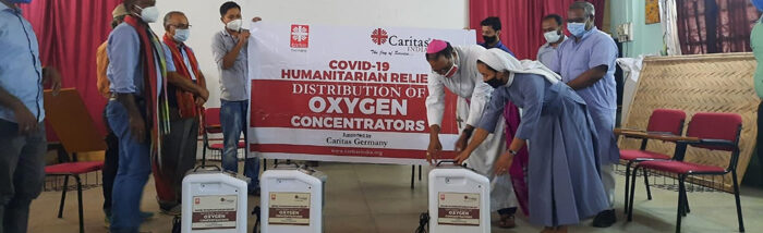 Caritas India supports 44 oxygen concentrators in Northeast India as India continues to deal with COVID-19