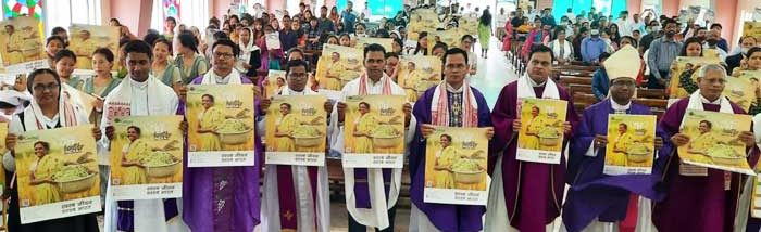 Guwahati Archdiocese launches Lenten Campaign against Hunger & Disease 2021