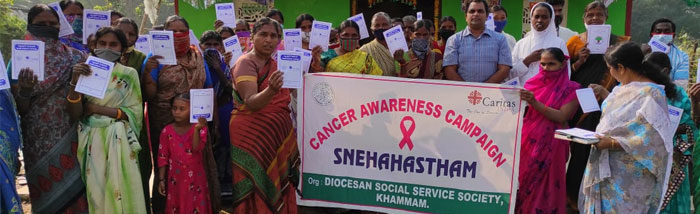 Snehahastham pledges to increase Cancer awareness in Andhra and Telangana