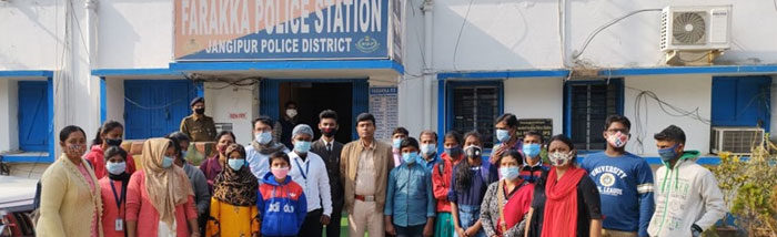 Child Leaders from West Bengal enjoy their Exposure Visit to Police Station