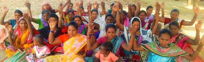 Tribal women lead the movement against injustice