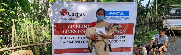 Caritas India initiates Livelihood for 150 flood victim women in Assam