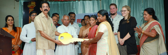 Flood victims rejoiced to get their refurbished houses