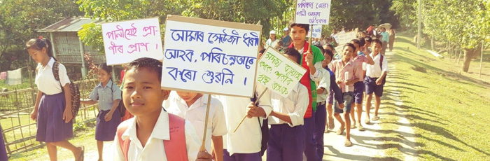 School Children call for Water, Sanitation and Hygiene (WaSH)