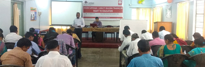 Building capacities on Right to Education and nutrition in Bihar