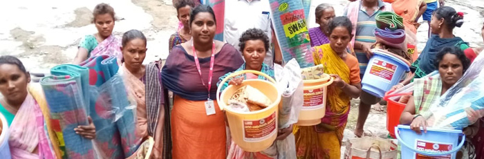 Caritas India continues its humanitarian aid to the flood affected