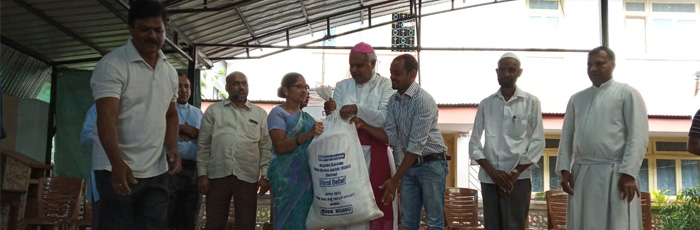 Caritas India was out there to support Karnataka Flood Victims
