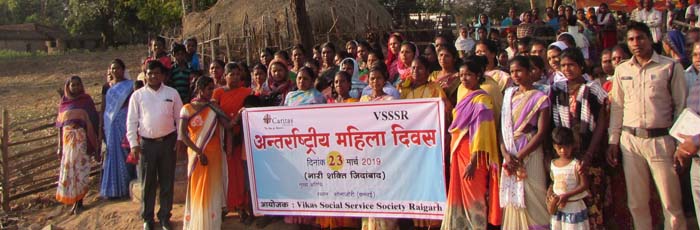 International Women Day Celebration for tribal women of Gram Nirman Programme