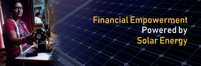 Financial empowerment powered by solar energy