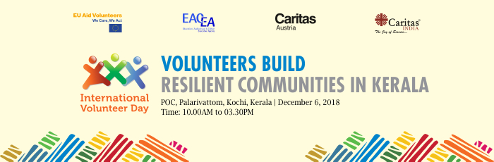 Caritas India Launches the Kerala Rebuilding Programme amidst International Volunteers Day Celebrations