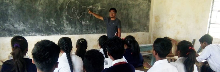 The act of voluntary service for children