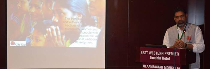 Caritas India shares the story of resilience at AMCDRR 2018, Mongolia