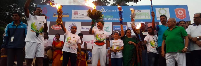 ReGreen Chennai marathon runners pledge to increasing the green cover by 33%
