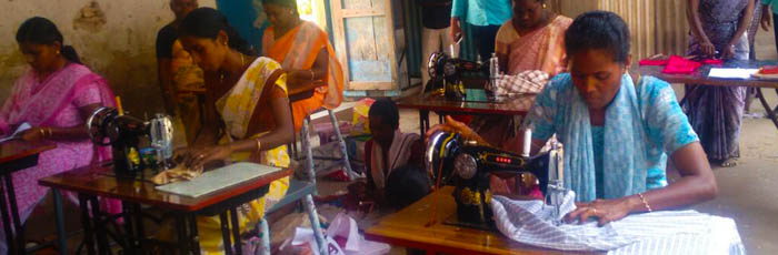 Imparting tailoring skill for life skill