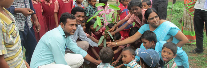 Contributing toward 4 crore plantation mission of State Govt.