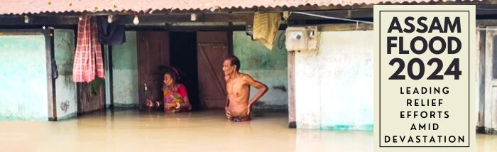 Caritas India leads relief efforts amid devastation caused by floods in Assam