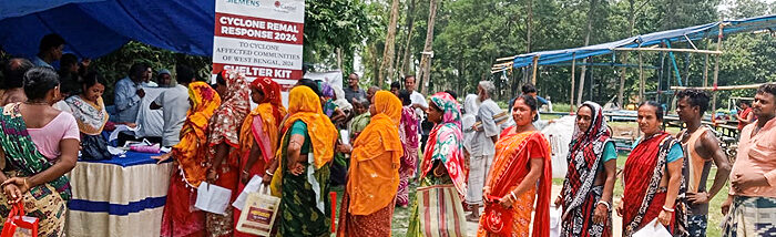 Cyclone Remal: Caritas reached with Humanitarian aid