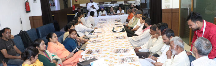 Caritas discussing handing ownership of Samvaad to the community