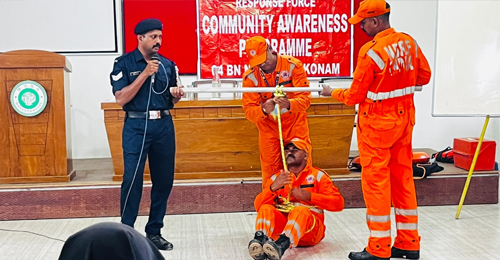 Ropes and Sacks Become Lifesaving Tools as NDRF Trains Wayanad’s First Responders