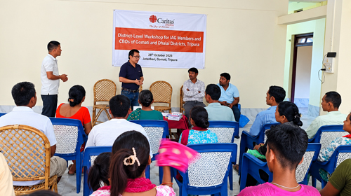 Caritas India Brings IAGs and Community Organisations Together in Tripura to Strengthen Local Resilience