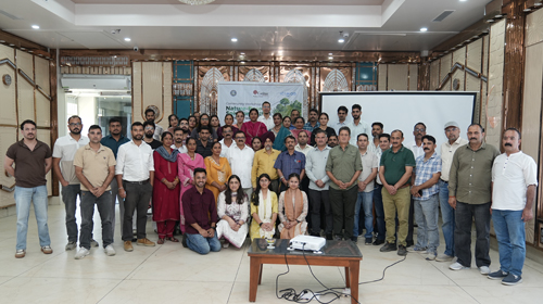 Dharampur Workshop Hands Flood Protection Works to the Community