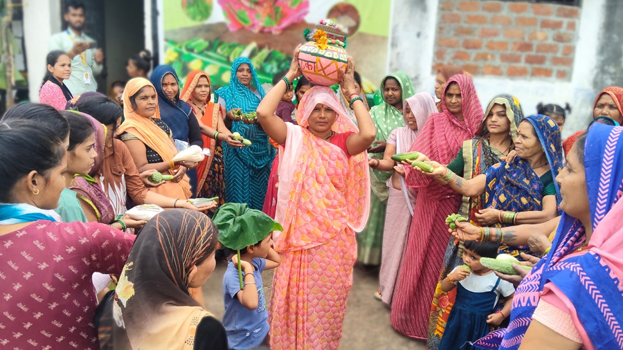 From Anganwadi to Kitchen Garden, SAFBIN Brings Nutrition Month Home to Madhya Pradesh